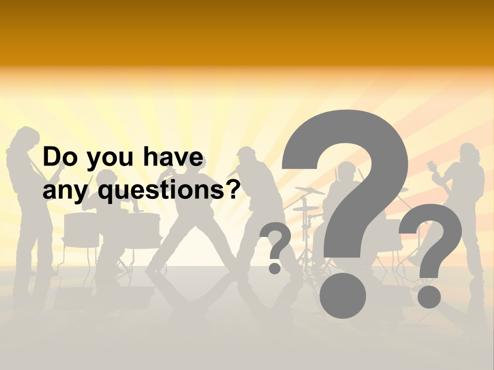 Performance Guitar Guitarist PowerPoint Template