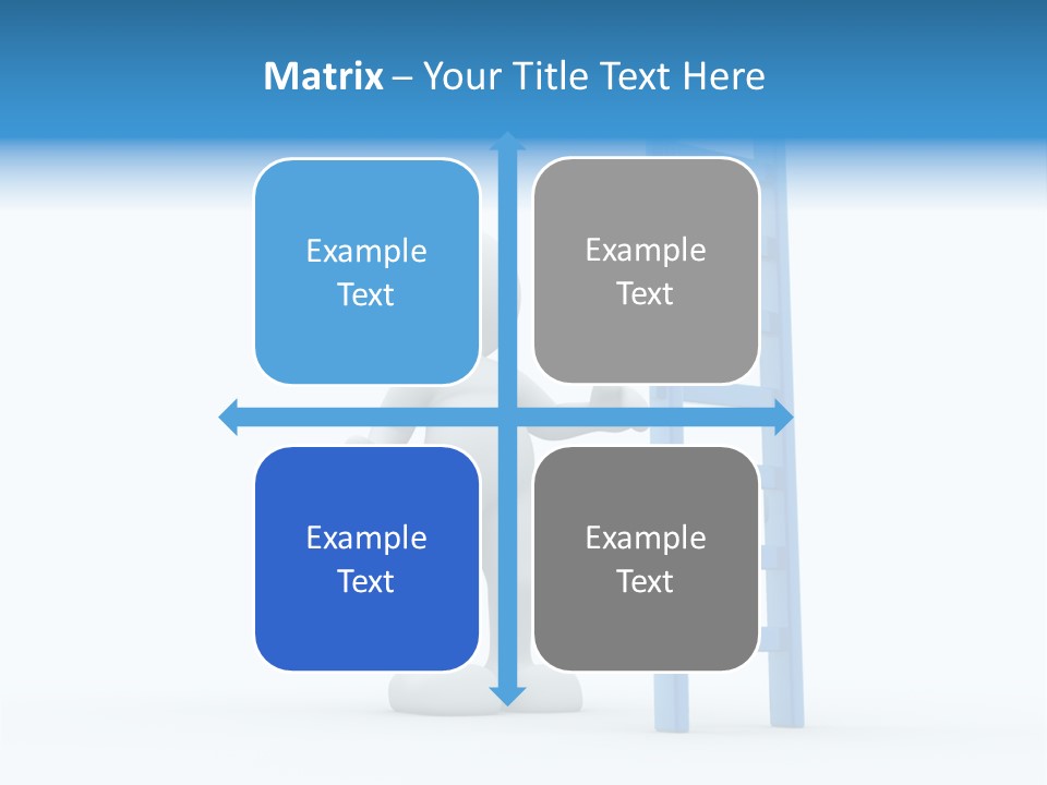 Icon Conceptual White PowerPoint Template