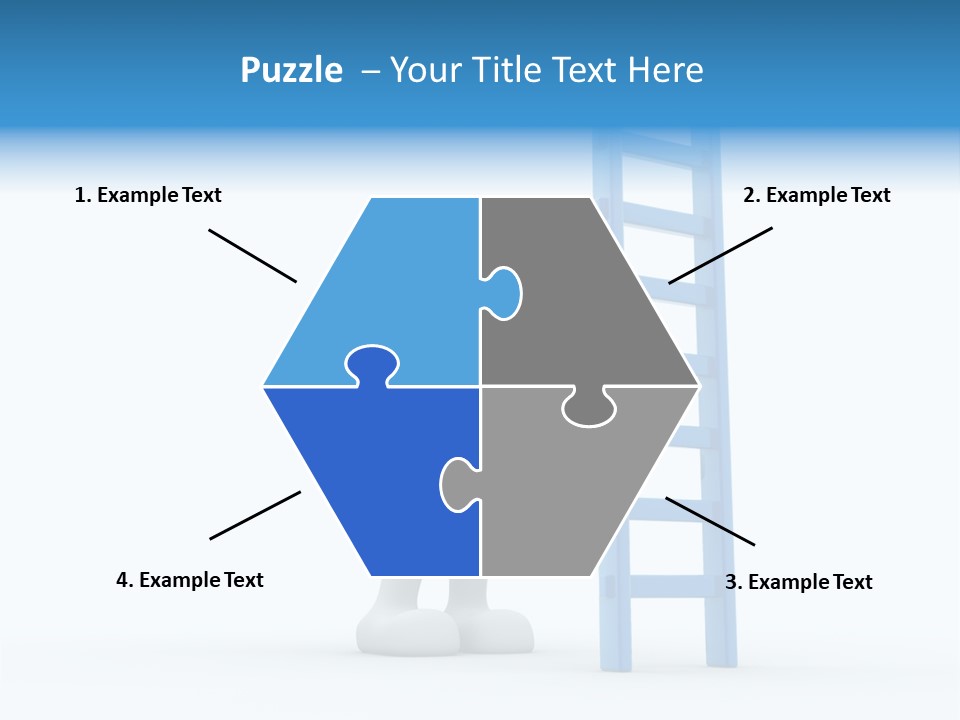 Icon Conceptual White PowerPoint Template