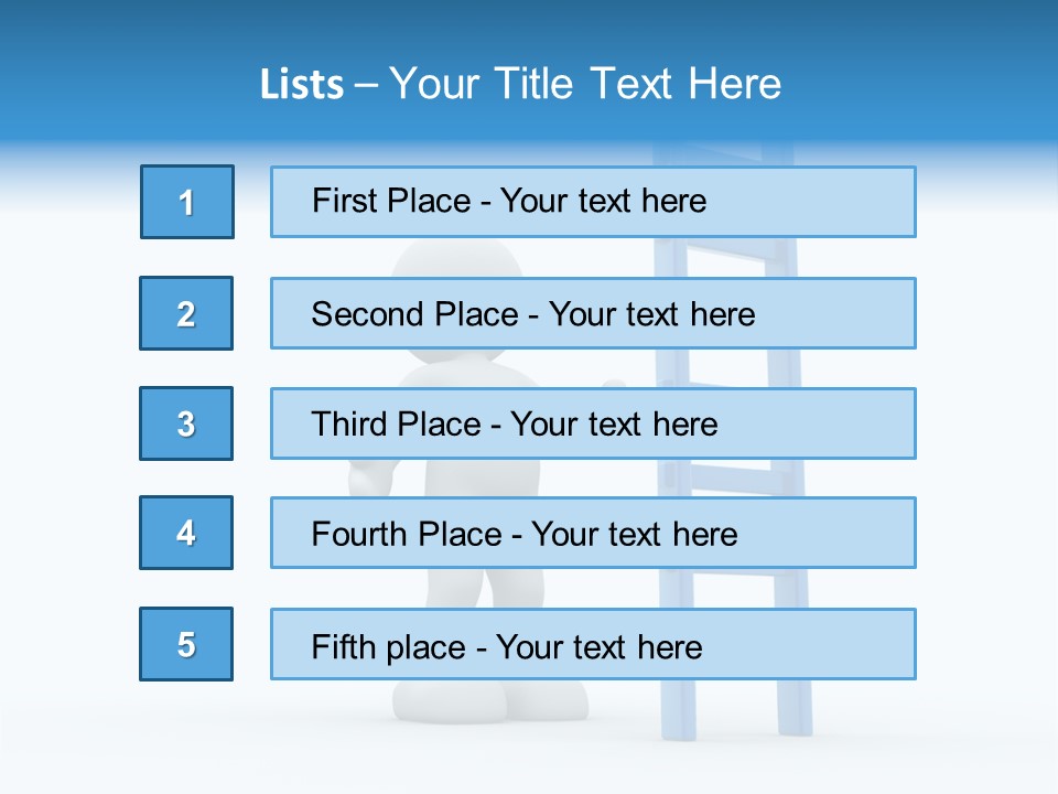 Icon Conceptual White PowerPoint Template