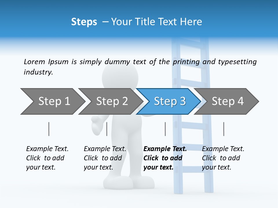 Icon Conceptual White PowerPoint Template