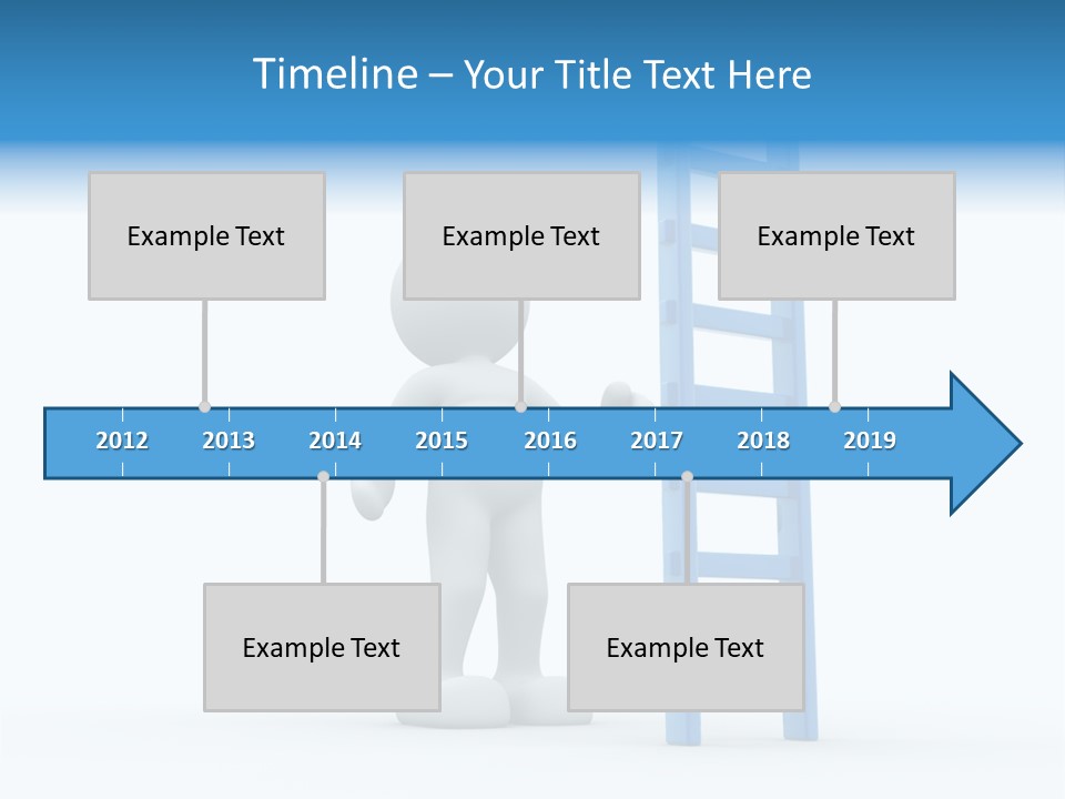 Icon Conceptual White PowerPoint Template