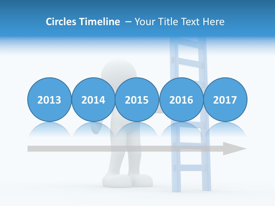 Icon Conceptual White PowerPoint Template