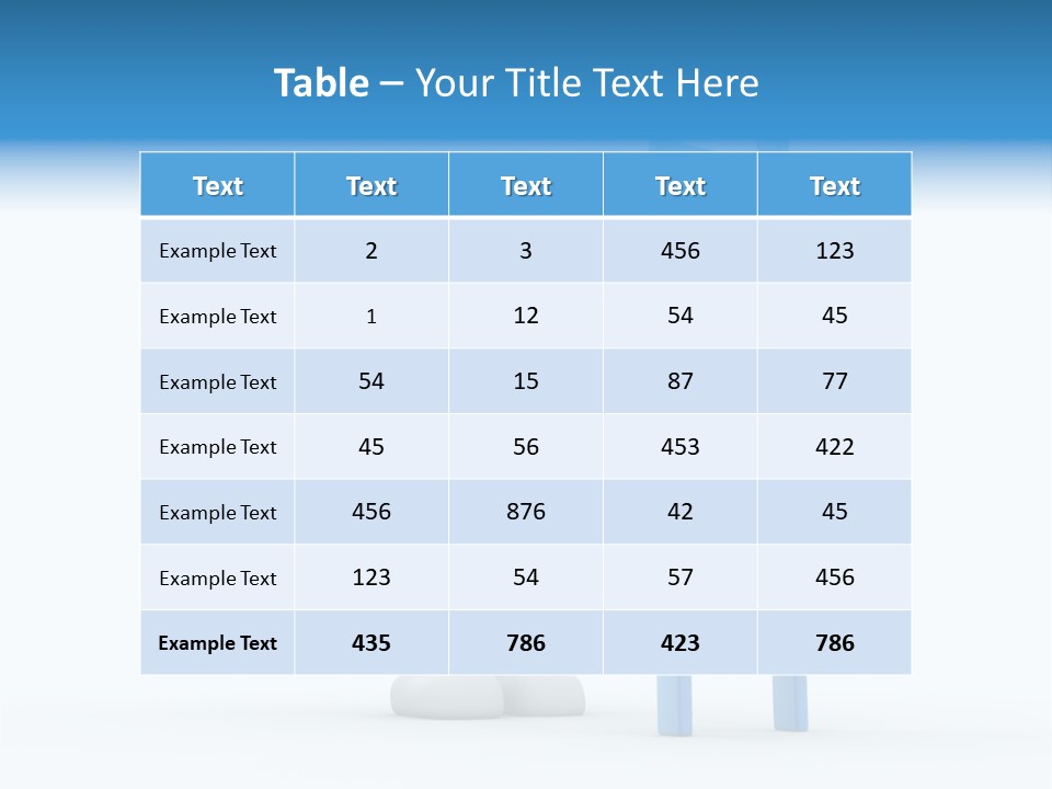 Icon Conceptual White PowerPoint Template