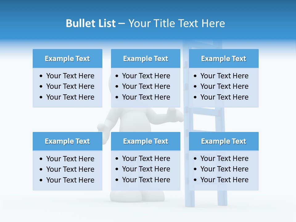 Icon Conceptual White PowerPoint Template