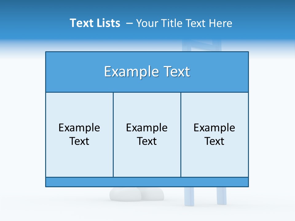 Icon Conceptual White PowerPoint Template