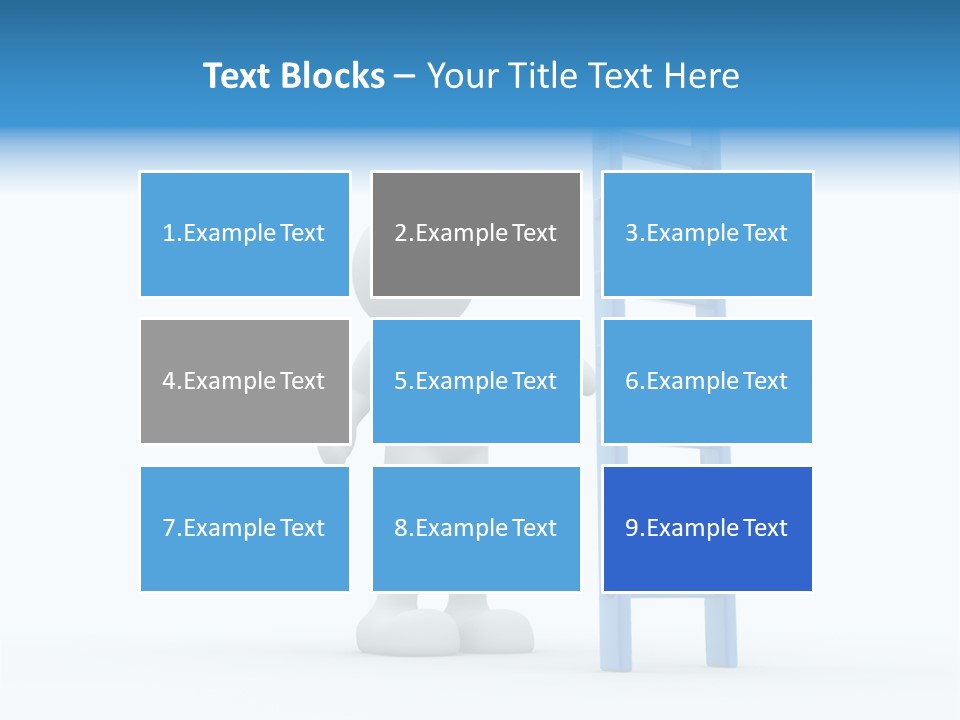 Icon Conceptual White PowerPoint Template
