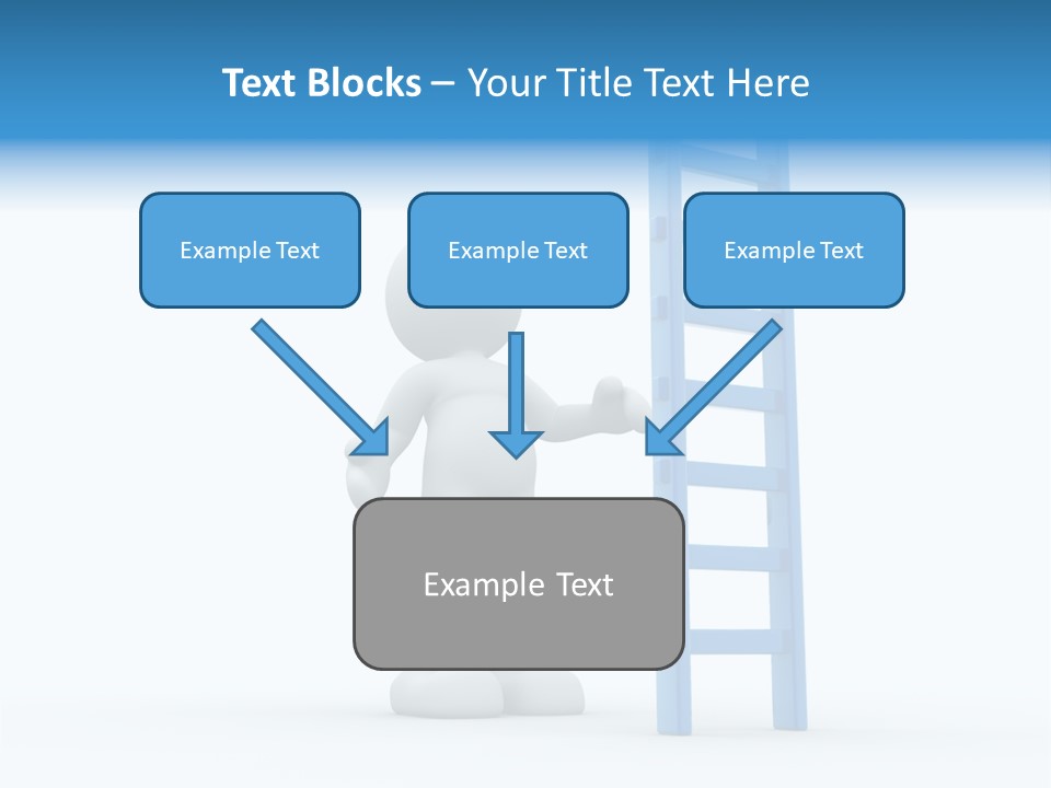 Icon Conceptual White PowerPoint Template