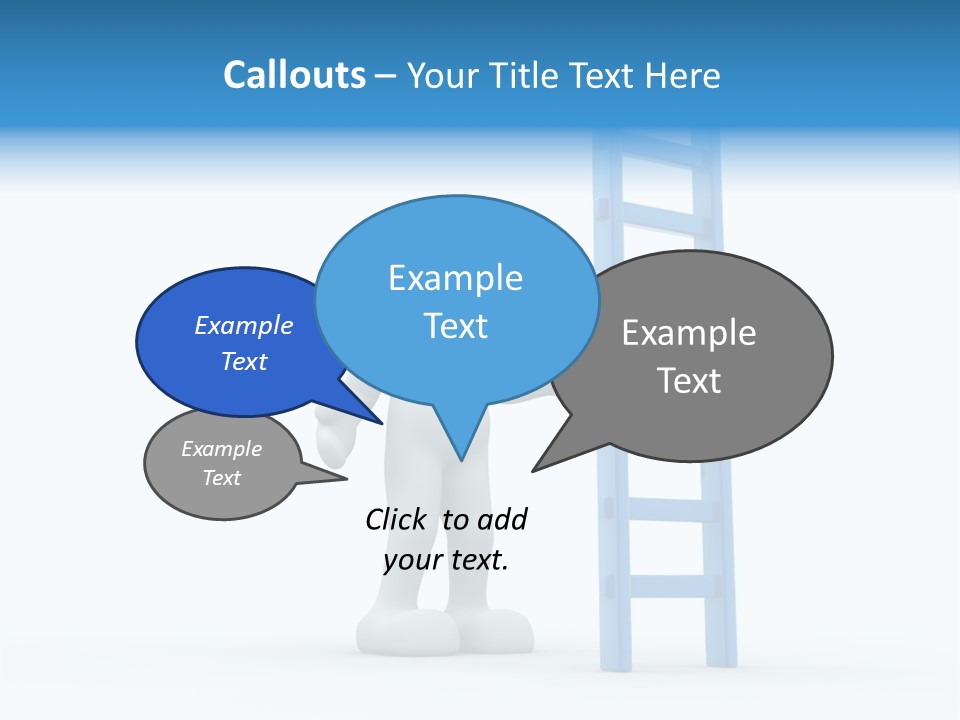 Icon Conceptual White PowerPoint Template