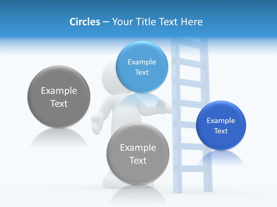 Icon Conceptual White PowerPoint Template