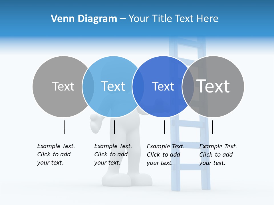 Icon Conceptual White PowerPoint Template