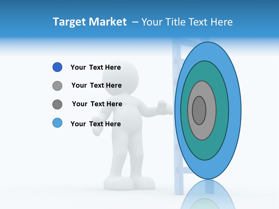 Icon Conceptual White PowerPoint Template