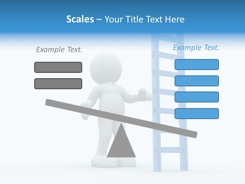 Icon Conceptual White PowerPoint Template