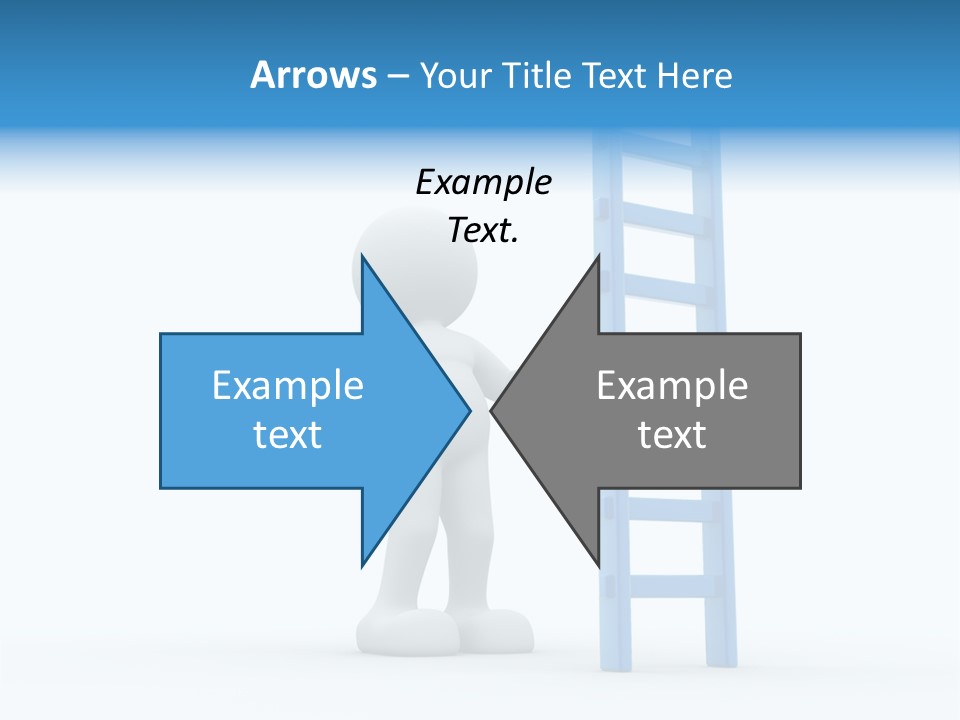 Icon Conceptual White PowerPoint Template