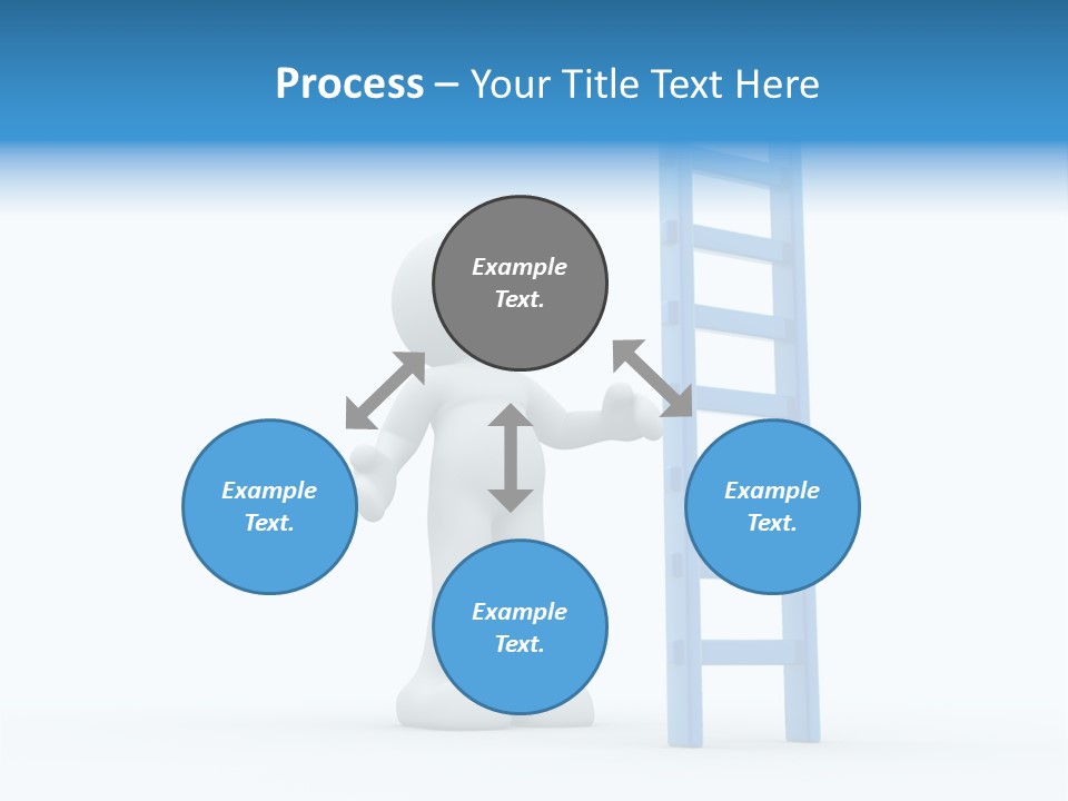 Icon Conceptual White PowerPoint Template