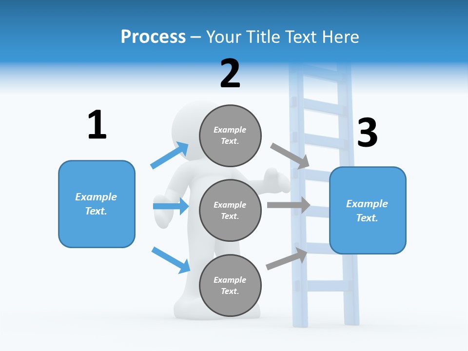 Icon Conceptual White PowerPoint Template