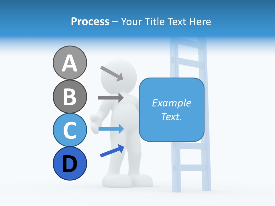 Icon Conceptual White PowerPoint Template