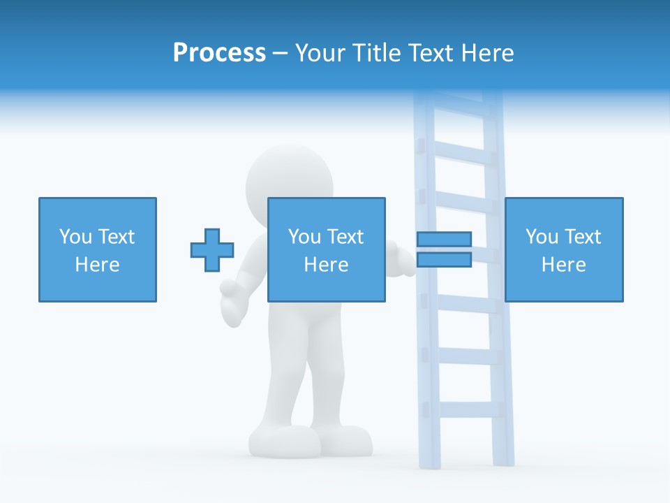 Icon Conceptual White PowerPoint Template