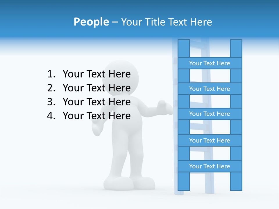 Icon Conceptual White PowerPoint Template