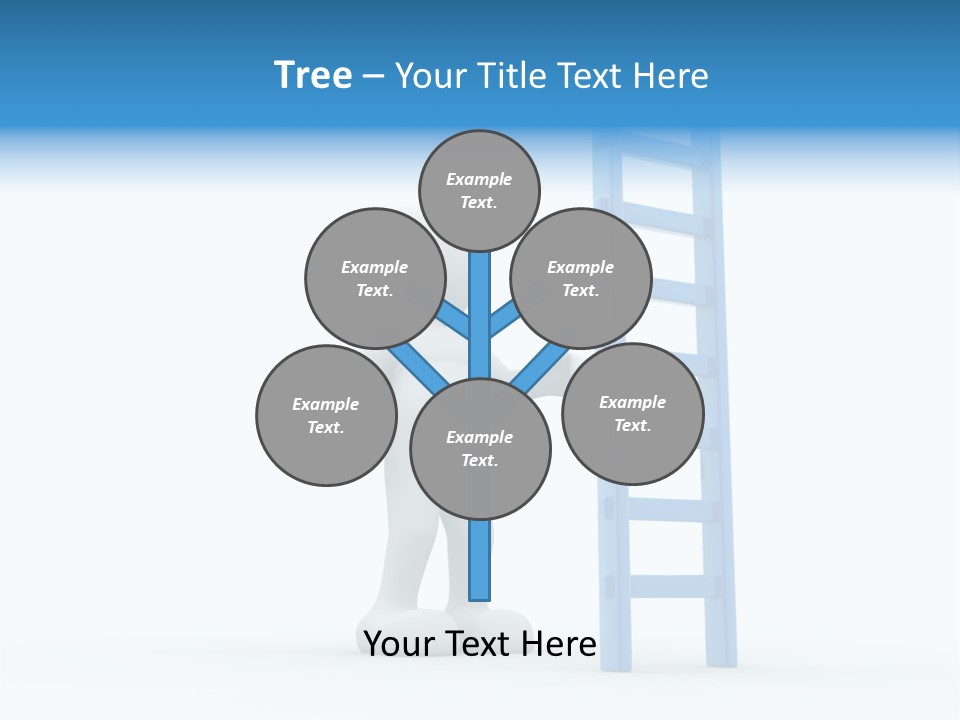 Icon Conceptual White PowerPoint Template