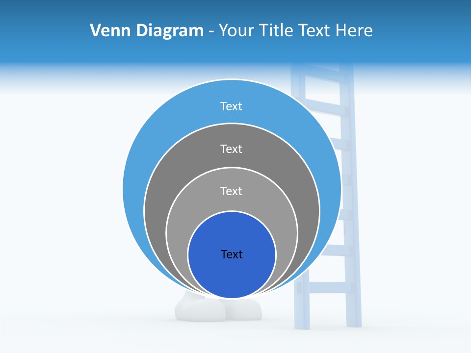 Icon Conceptual White PowerPoint Template
