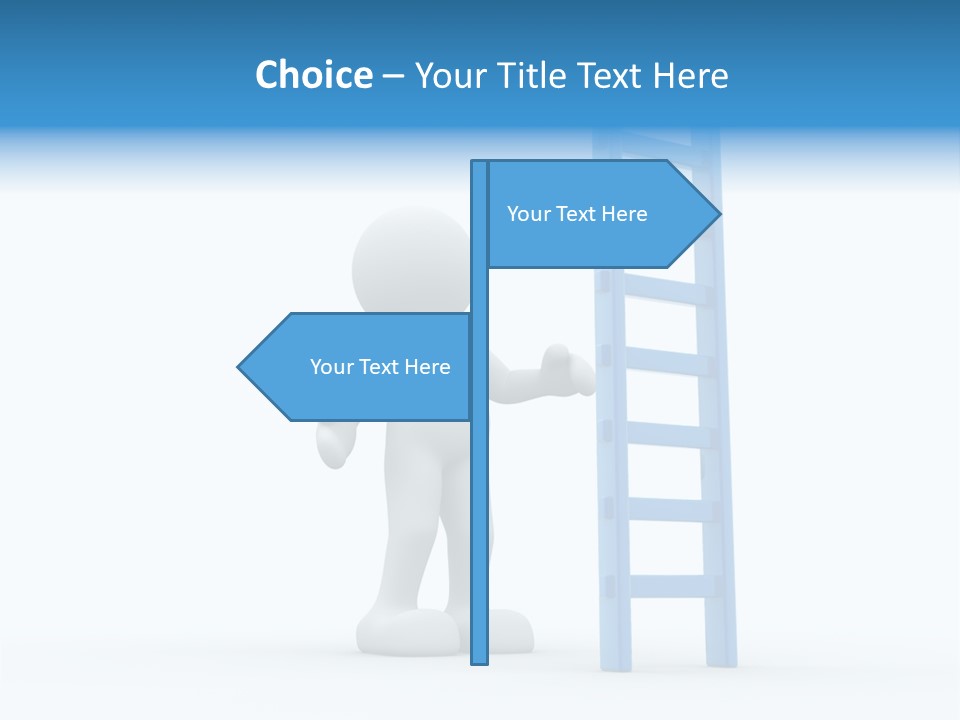 Icon Conceptual White PowerPoint Template