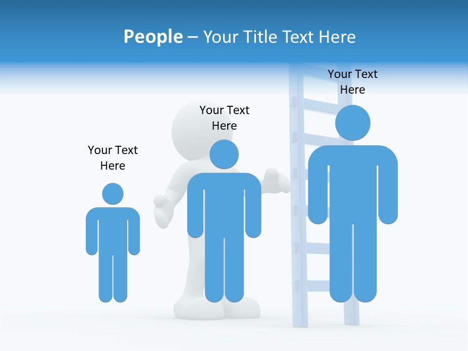 Icon Conceptual White PowerPoint Template