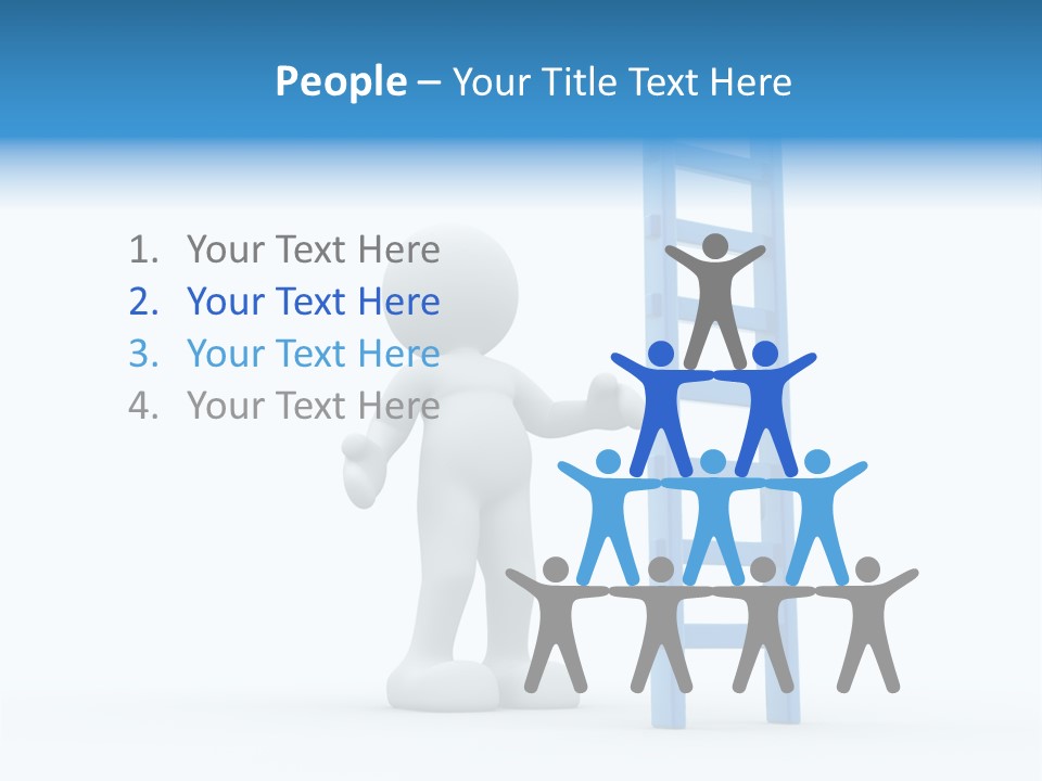 Icon Conceptual White PowerPoint Template