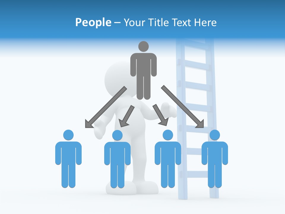 Icon Conceptual White PowerPoint Template