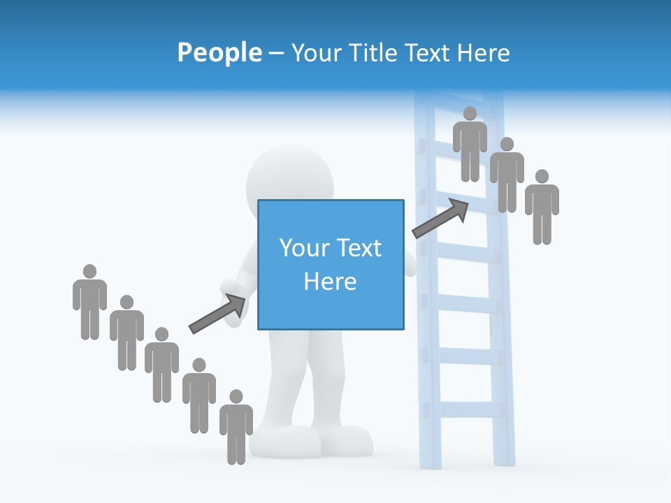 Icon Conceptual White PowerPoint Template