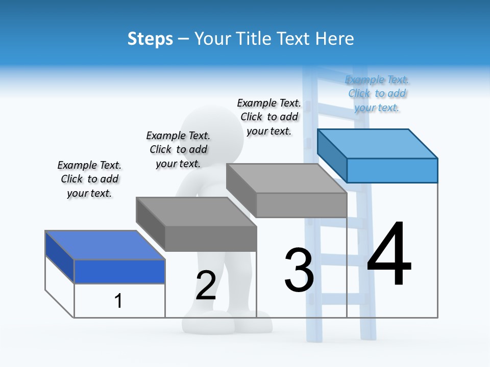 Icon Conceptual White PowerPoint Template