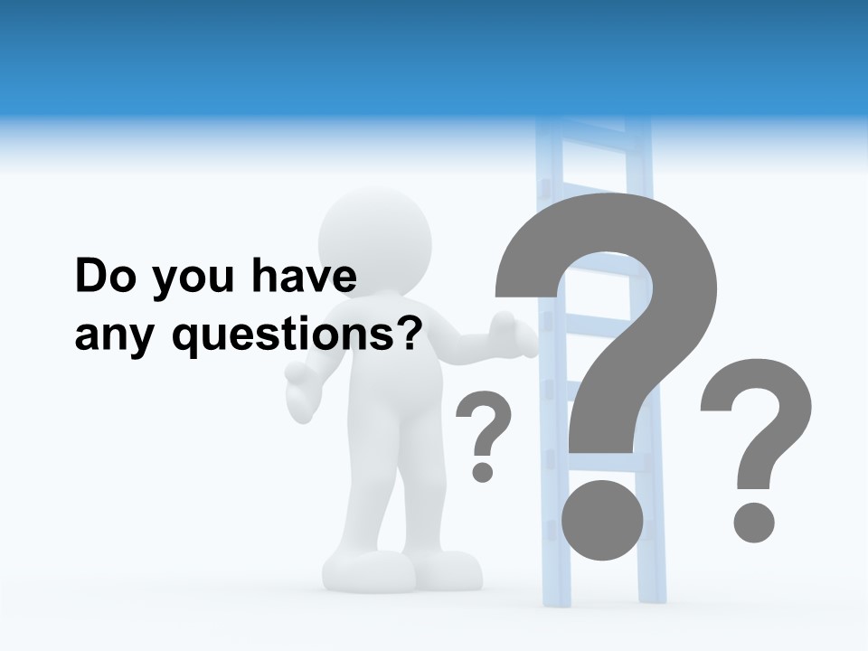 Icon Conceptual White PowerPoint Template