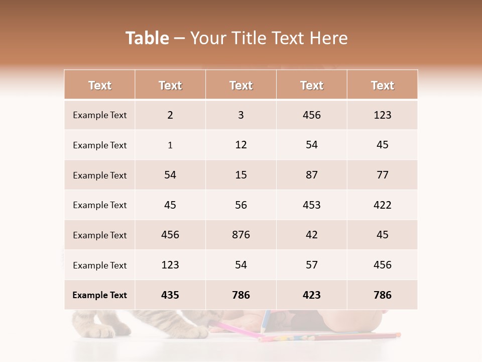 Background Breed Beauty PowerPoint Template