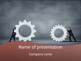 Businessman Idea Corporate PowerPoint Template