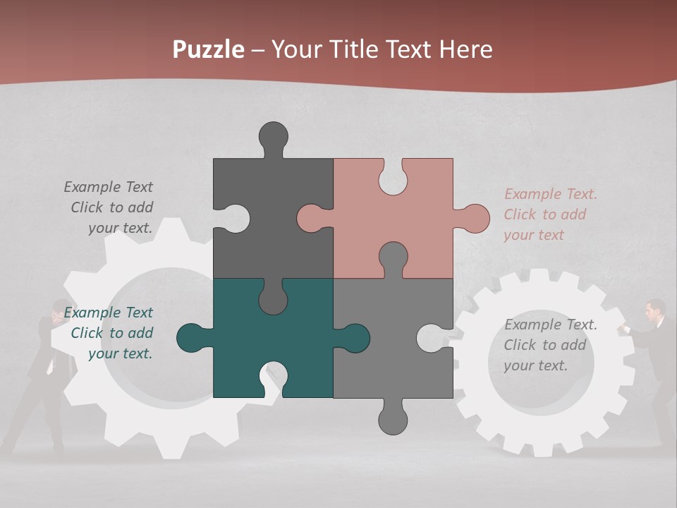 Businessman Idea Corporate PowerPoint Template