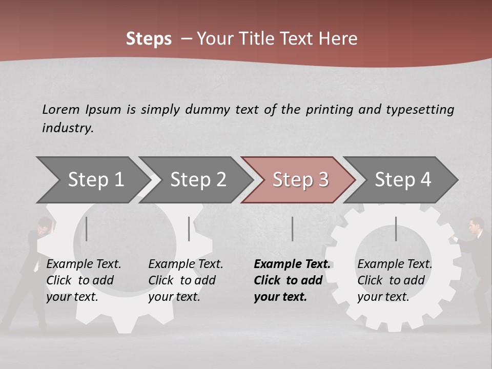 Businessman Idea Corporate PowerPoint Template