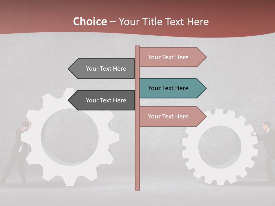 Businessman Idea Corporate PowerPoint Template