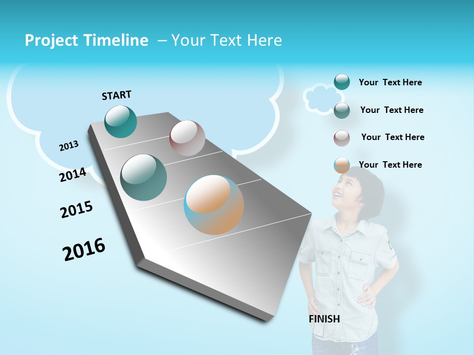 Happy Strip Beautiful PowerPoint Template