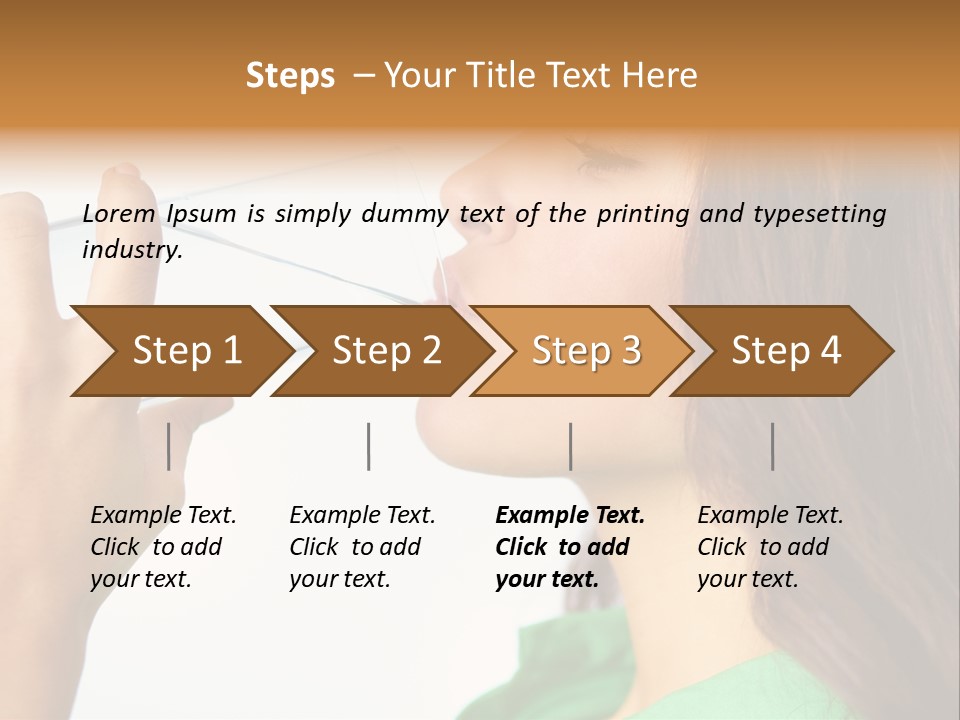 Portrait Healthcare Attractive PowerPoint Template