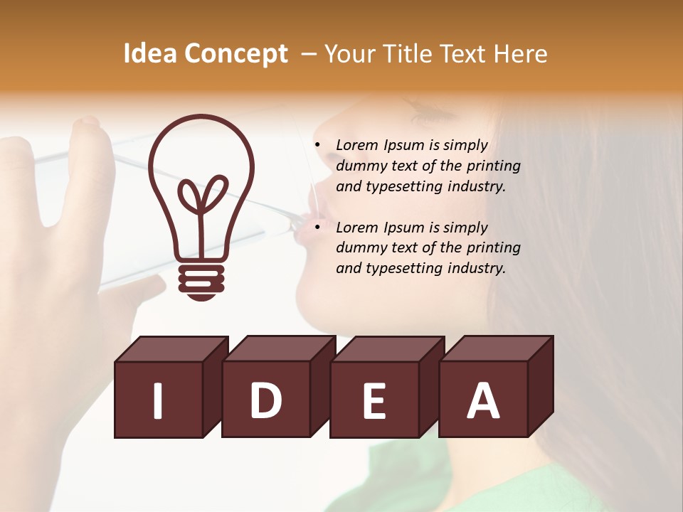 Portrait Healthcare Attractive PowerPoint Template