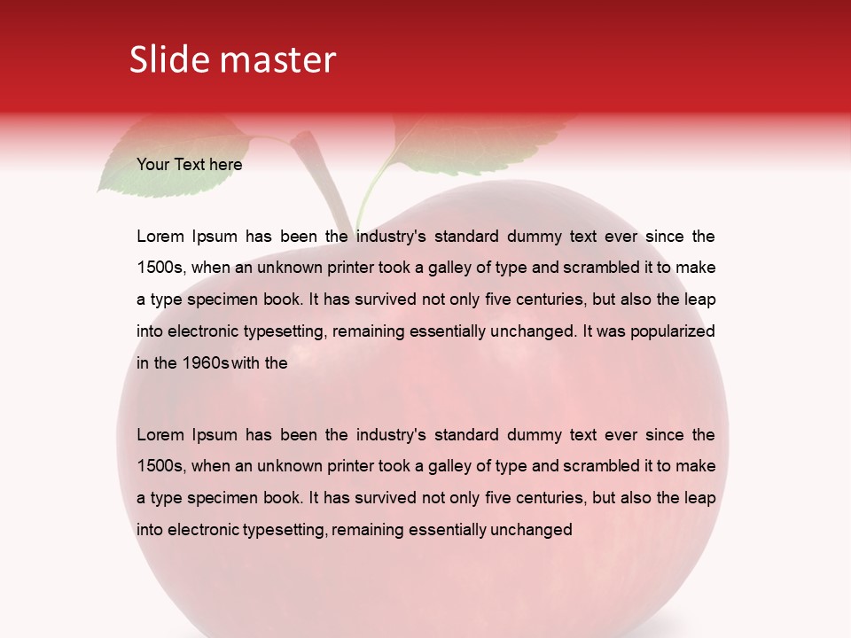 Green Organic Health PowerPoint Template