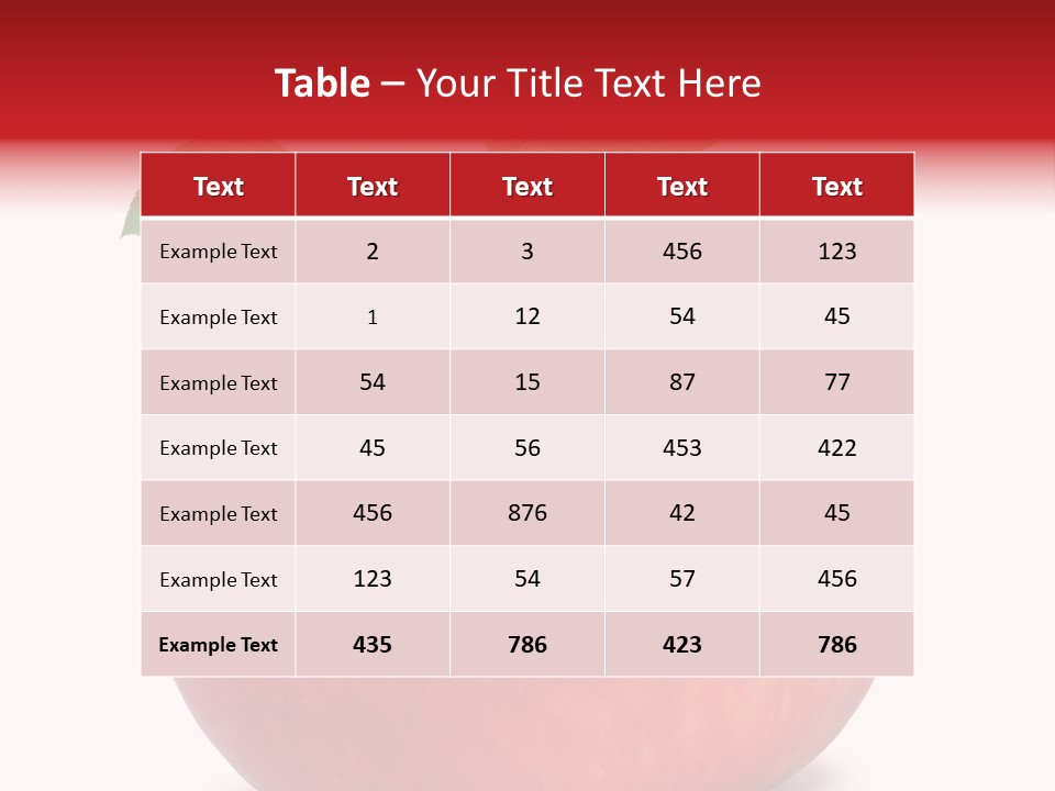 Green Organic Health PowerPoint Template