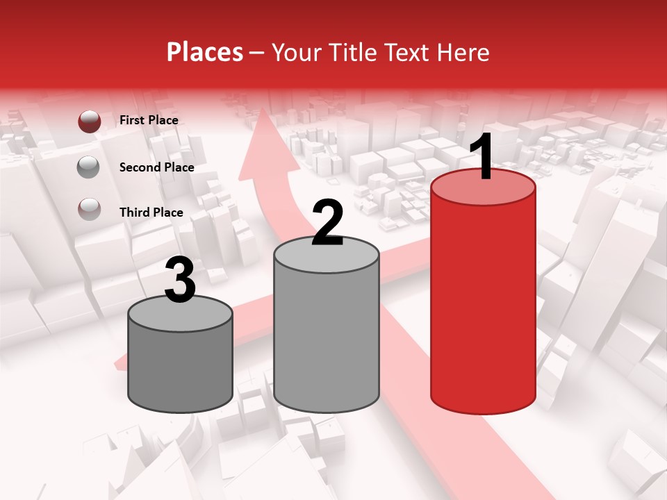 Direction Direct Streets PowerPoint Template