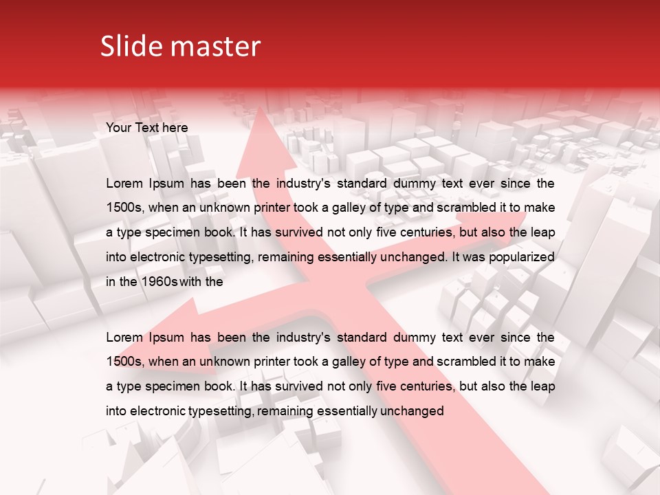 Direction Direct Streets PowerPoint Template