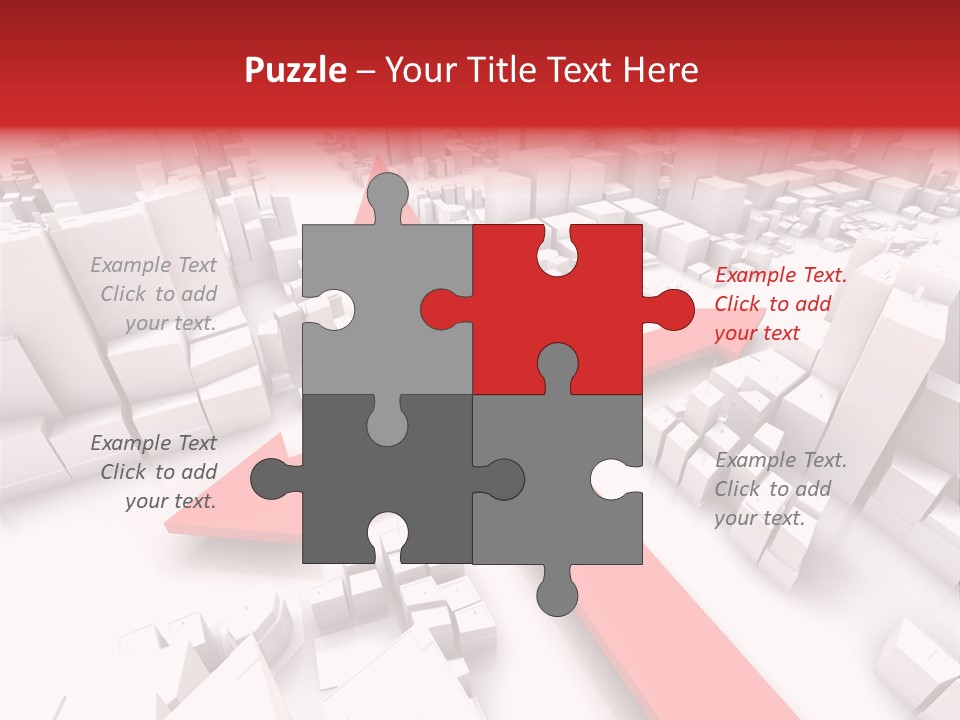 Direction Direct Streets PowerPoint Template