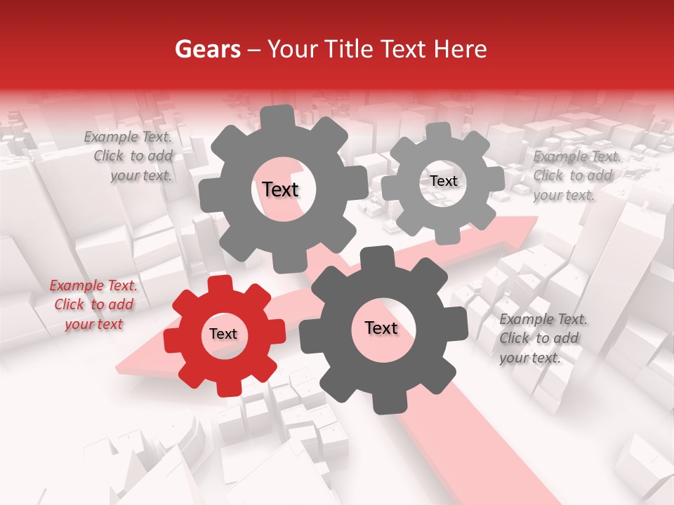 Direction Direct Streets PowerPoint Template