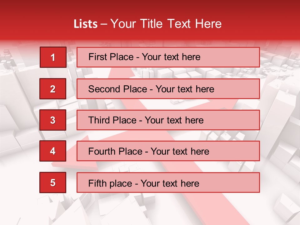 Direction Direct Streets PowerPoint Template