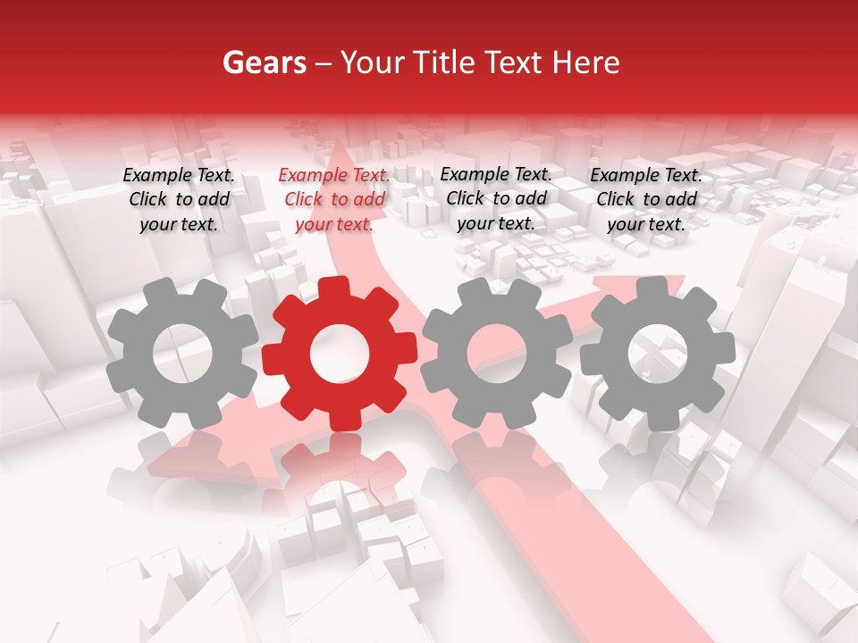 Direction Direct Streets PowerPoint Template