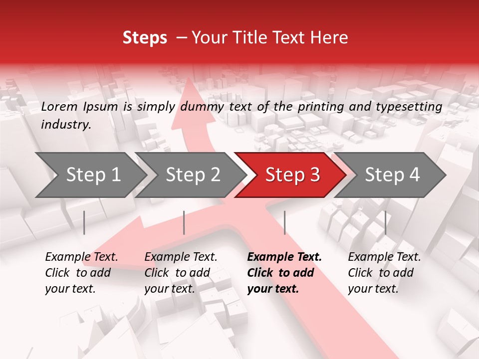 Direction Direct Streets PowerPoint Template