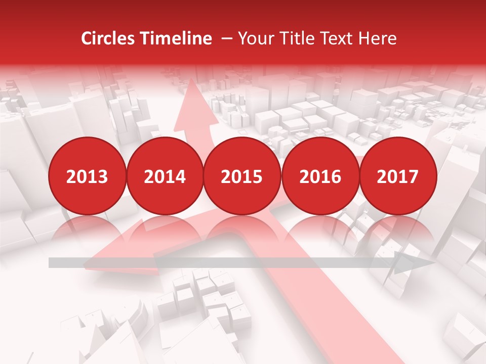 Direction Direct Streets PowerPoint Template